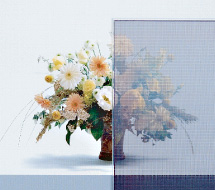 It changes the sun fs rays into delicately diffused light by TSS glass