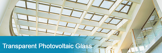 Transparent Photovoltaic Glass
